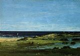 Gustave Courbet The beach painting